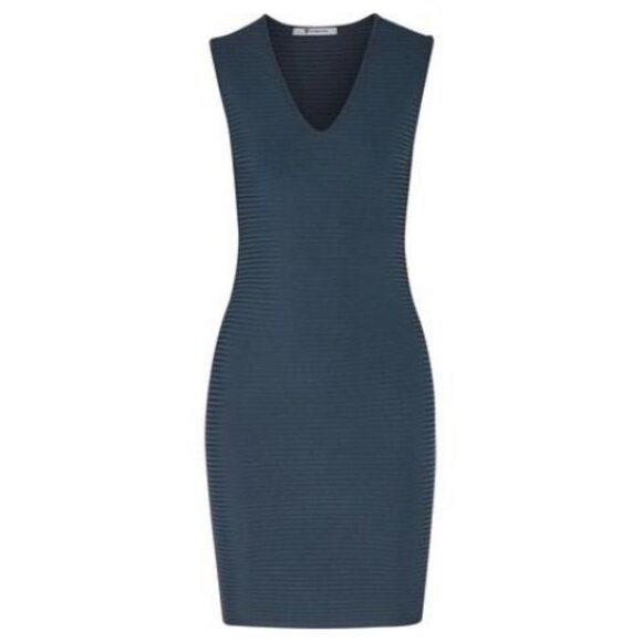 T by Alexander Wang Cutout Ribbed-Knit Mini Dress ASO Isabelle Lightwood - Picture 3 of 11